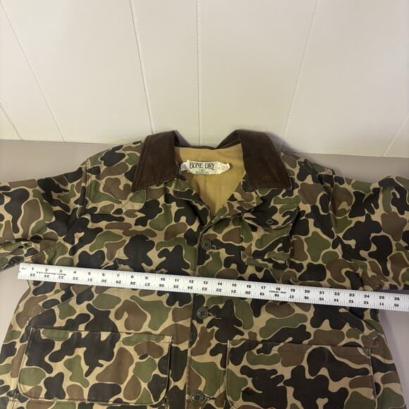 Vintage 70’s Duck Camo Hunting Jacket Sz 46 XL Barn Coat USA Chore Coat Rare - Picture 6 of 8